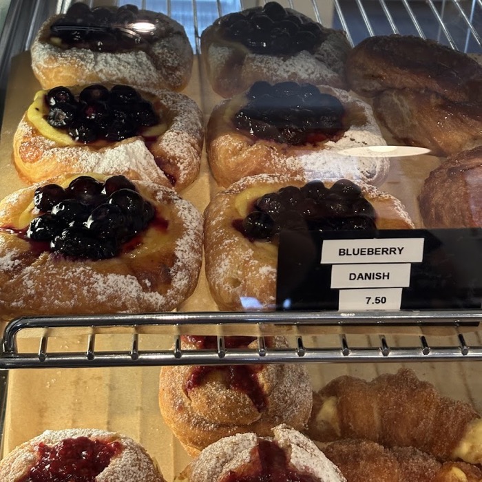 Blueberry danishes in the cabinet